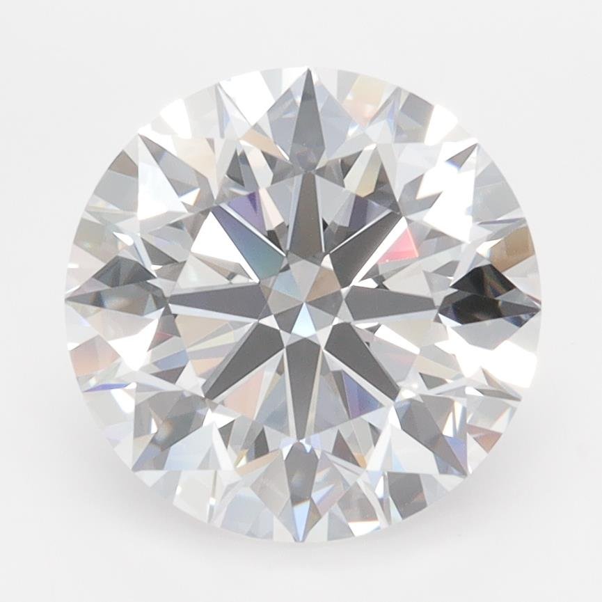 3.04ct D FL Rare Carat Ideal Cut Round Lab Grown Diamond