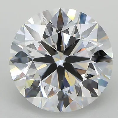 5.00ct D VS2 Ideal Cut Round Lab Grown Diamond