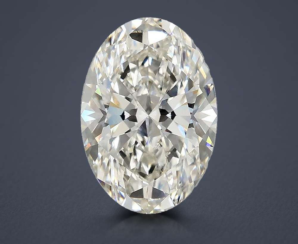 2.55ct H VS1 Rare Carat Ideal Cut Oval Lab Grown Diamond