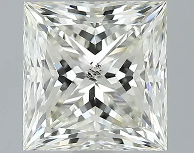 1.50ct K SI2 Rare Carat Ideal Cut Princess Diamond