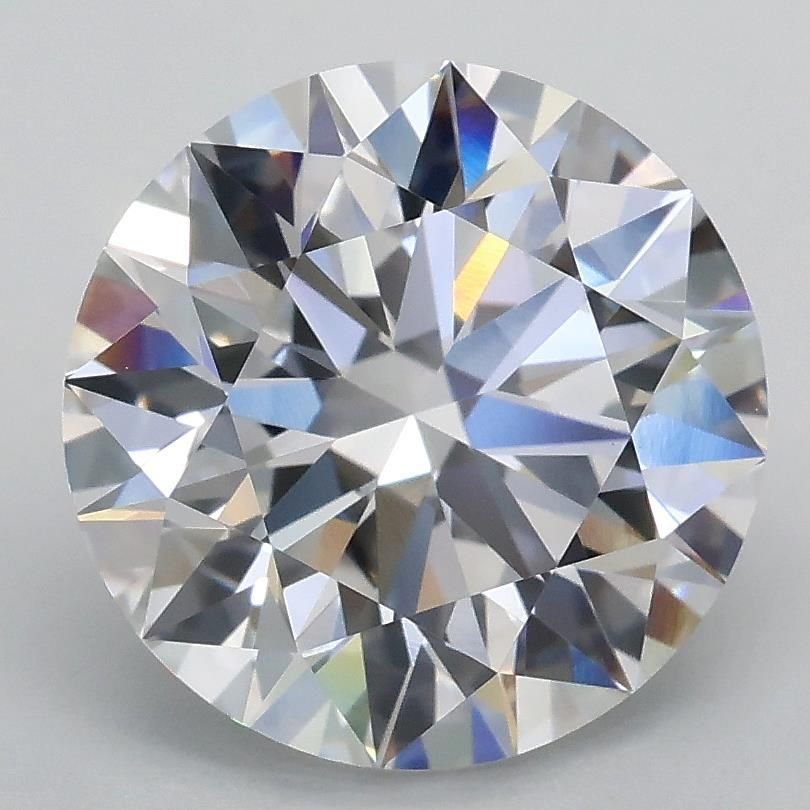 3.07ct D VVS2 Rare Carat Ideal Cut Round Lab Grown Diamond