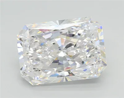 3.02ct D VS1 Rare Carat Ideal Cut Radiant Lab Grown Diamond