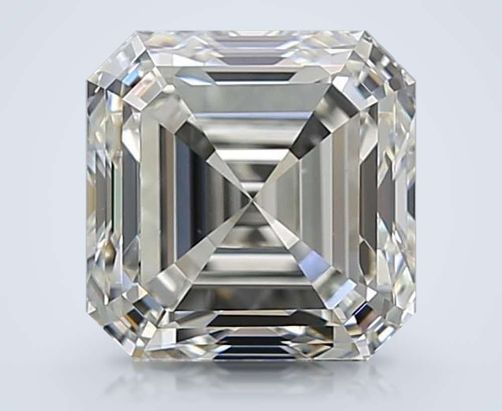 3.01ct J VS2 Very Good Cut Asscher Diamond