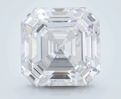 0.85ct D IF Rare Carat Ideal Cut Asscher Lab Grown Diamond