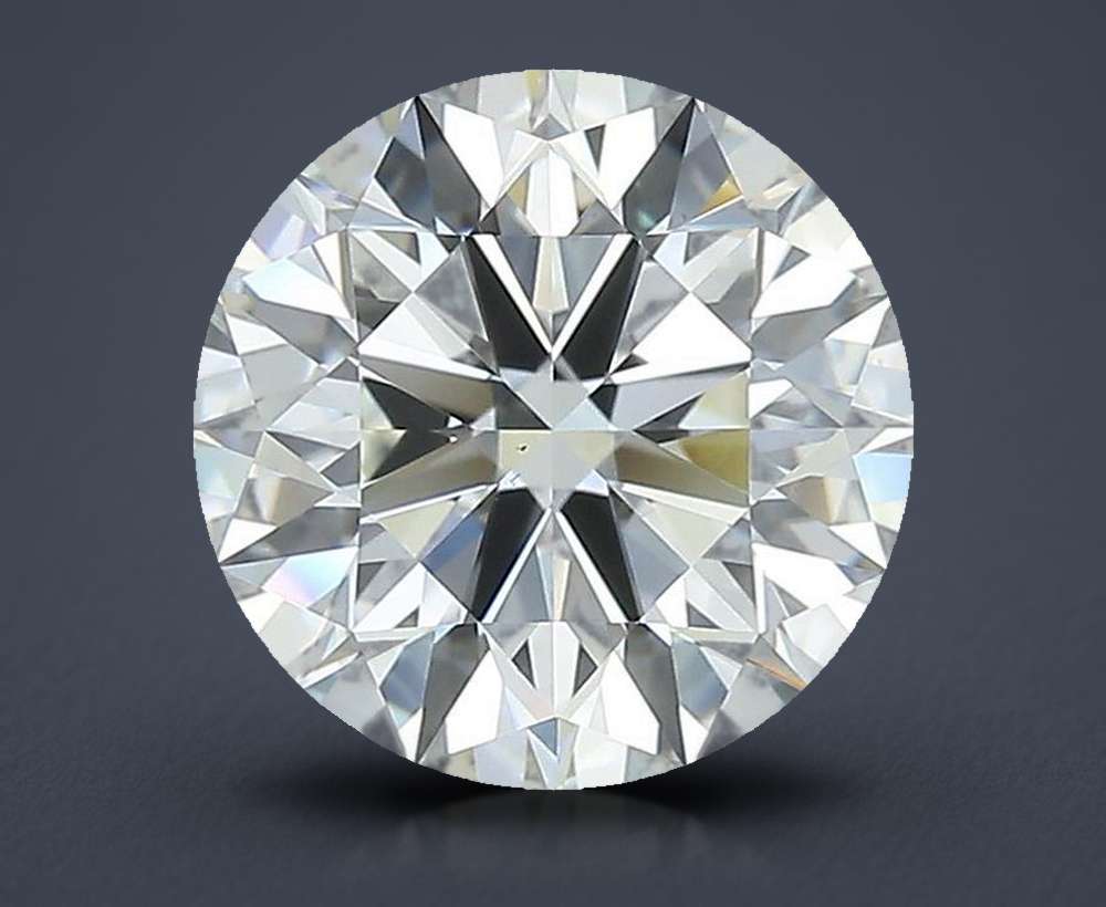 3.06ct I VS1 Rare Carat Ideal Cut Round Diamond