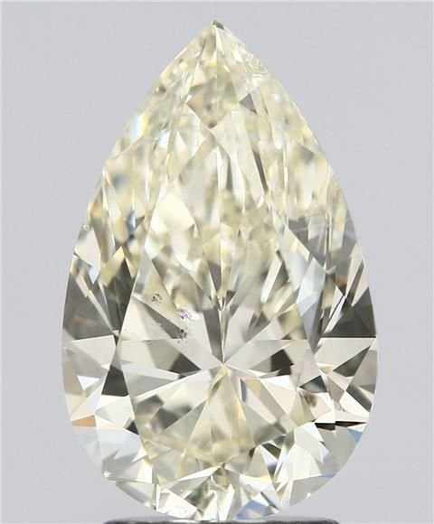 2.55ct J SI2 Rare Carat Ideal Cut Pear Diamond