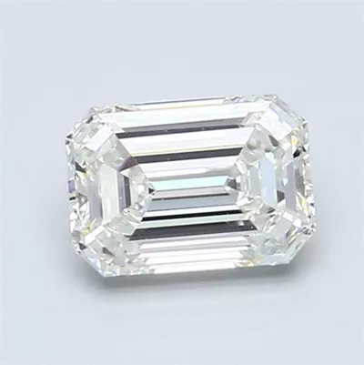 1.06ct I VVS2 Rare Carat Ideal Cut Emerald Diamond