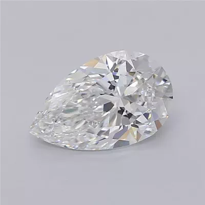 1.52ct E VS2 Rare Carat Ideal Cut Pear Lab Grown Diamond