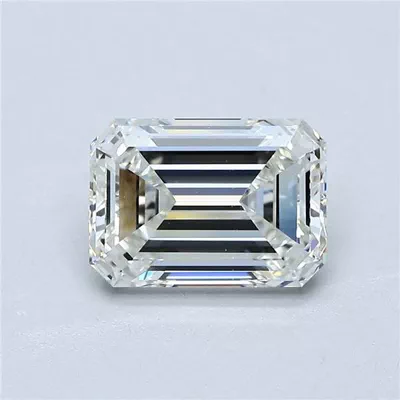 2.01ct H VVS2 Rare Carat Ideal Cut Emerald Diamond