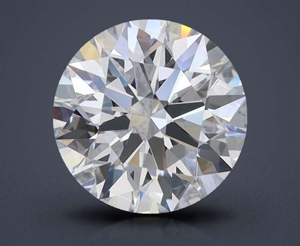 1.49ct D FL Rare Carat Ideal Cut Round Lab Grown Diamond
