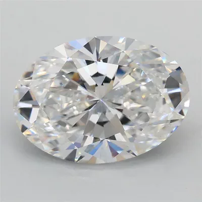 3.09ct E VS1 Rare Carat Ideal Cut Oval Lab Grown Diamond