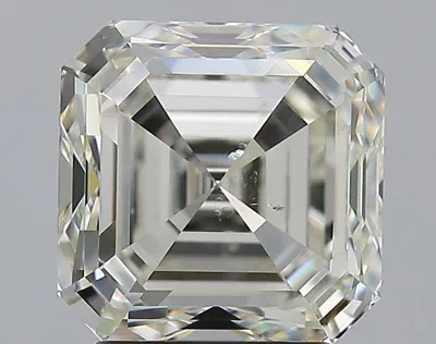 3.01ct K SI1 Excellent Cut Asscher Diamond