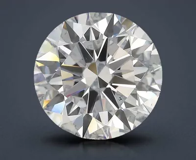 5.01ct D SI1 Rare Carat Ideal Cut Round Diamond