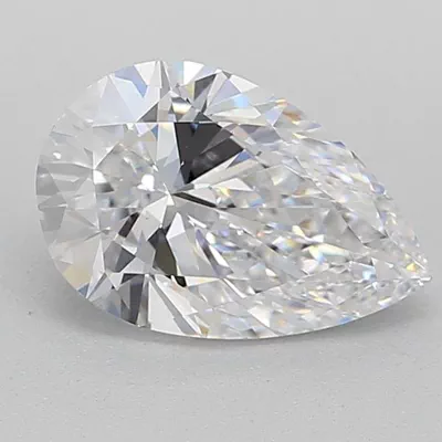 0.96ct D VS1 Rare Carat Ideal Cut Pear Lab Grown Diamond