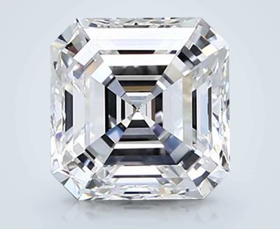 2.00ct G VVS2 Rare Carat Ideal Cut Asscher Diamond