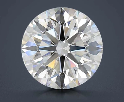 6.02ct J SI1 Rare Carat Ideal Cut Round Diamond