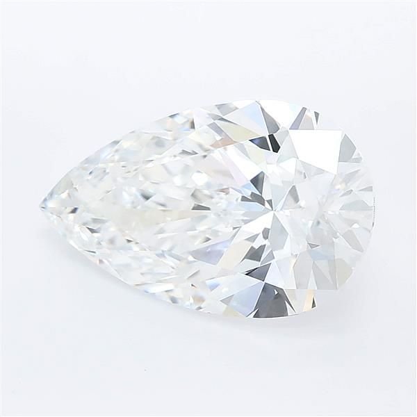 3.59ct E VVS2 Rare Carat Ideal Cut Pear Lab Grown Diamond