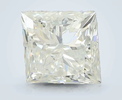 3.07ct F VVS2 Rare Carat Ideal Cut Princess Lab Grown Diamond