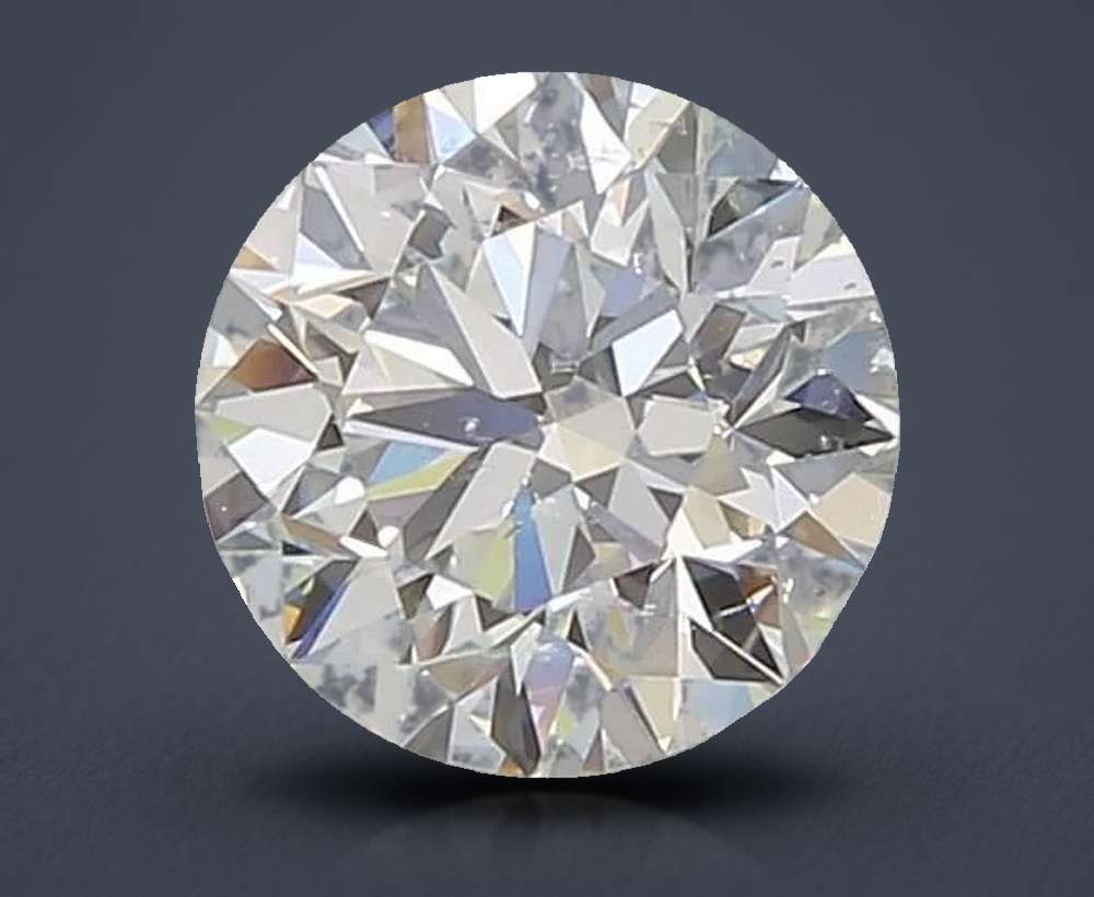 1.53ct H SI1 Rare Carat Ideal Cut Round Diamond