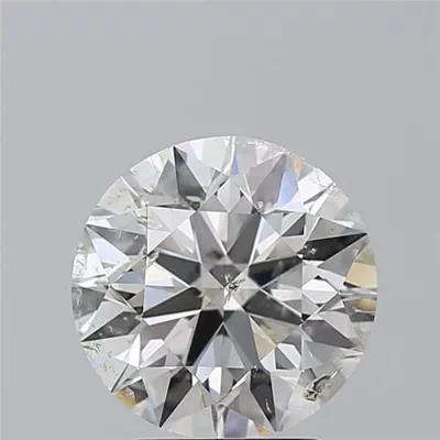 3.51ct G SI2 Rare Carat Ideal Cut Round Diamond