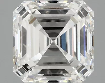2.09ct E VS1 Rare Carat Ideal Cut Asscher Lab Grown Diamond