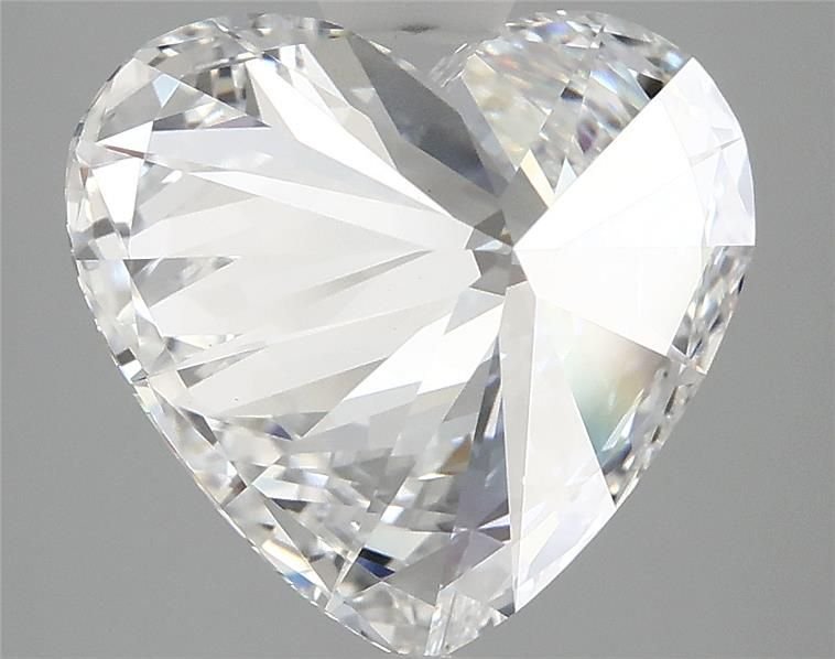 5.09ct E VVS2 Rare Carat Ideal Cut Heart Lab Grown Diamond