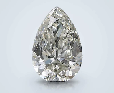 3.01ct K SI2 Rare Carat Ideal Cut Pear Diamond