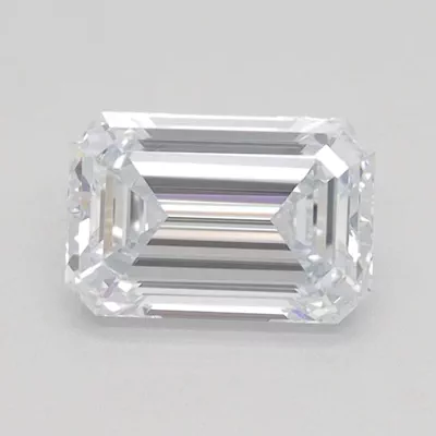 1.05ct G VVS2 Rare Carat Ideal Cut Emerald Lab Grown Diamond