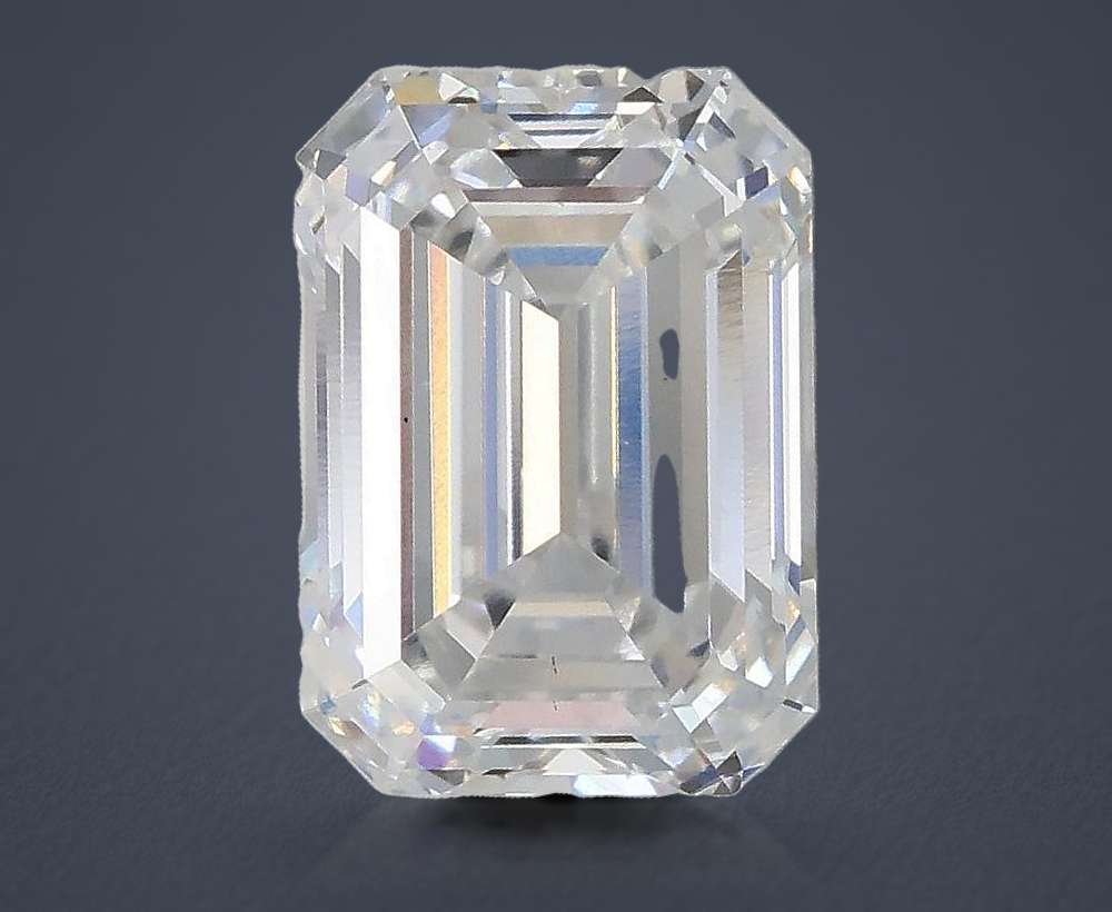 2.05ct E VS1 Rare Carat Ideal Cut Emerald Lab Grown Diamond