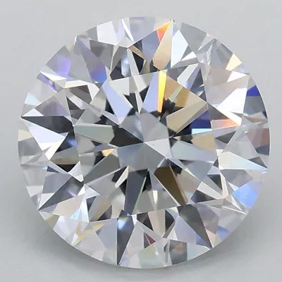 2.09ct D VS1 Rare Carat Ideal Cut Round Lab Grown Diamond