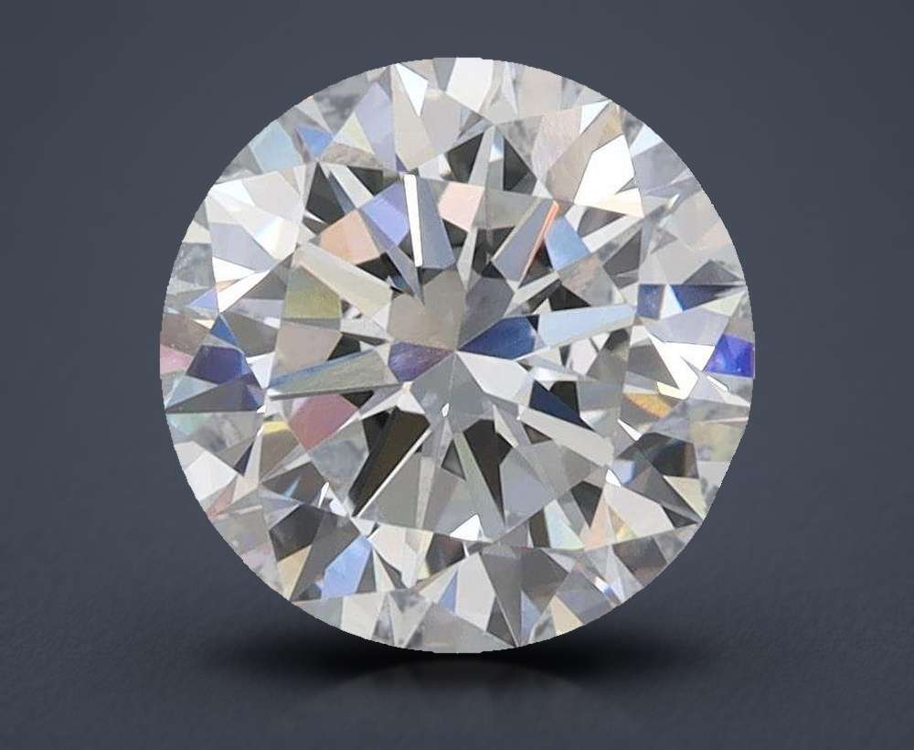 2.00ct D VVS1 Very Good Cut Round Lab Grown Diamond