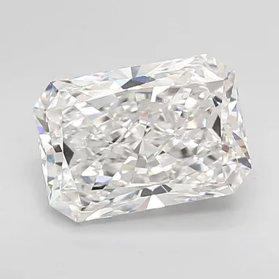 3.07ct E VS1 Rare Carat Ideal Cut Radiant Lab Grown Diamond