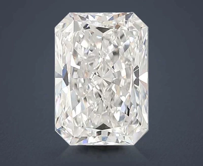3.07ct E VS1 Rare Carat Ideal Cut Radiant Lab Grown Diamond