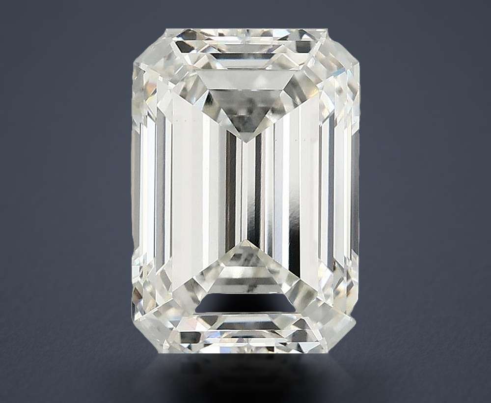 3.56ct H VS1 Rare Carat Ideal Cut Emerald Lab Grown Diamond