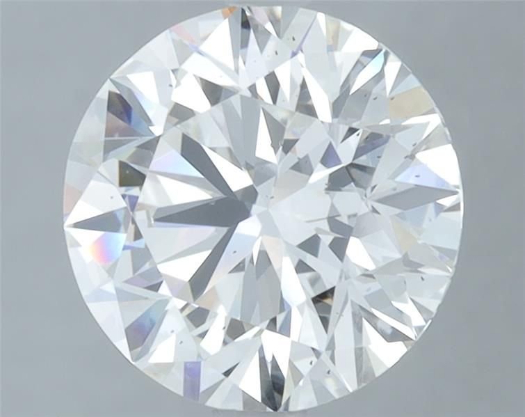 3.29ct F SI2 Rare Carat Ideal Cut Round Lab Grown Diamond