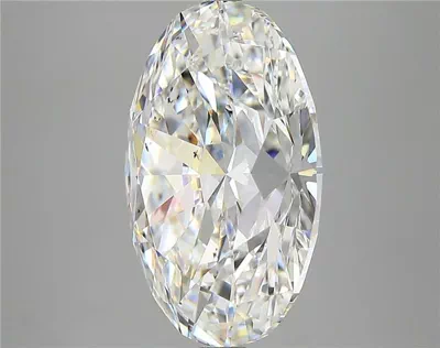 7.04ct F SI1 Rare Carat Ideal Cut Oval Diamond