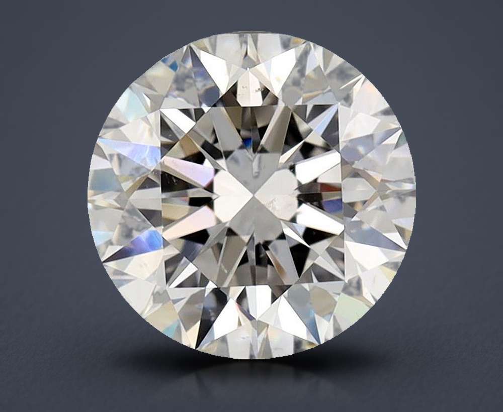 2.20ct H SI2 Rare Carat Ideal Cut Round Diamond