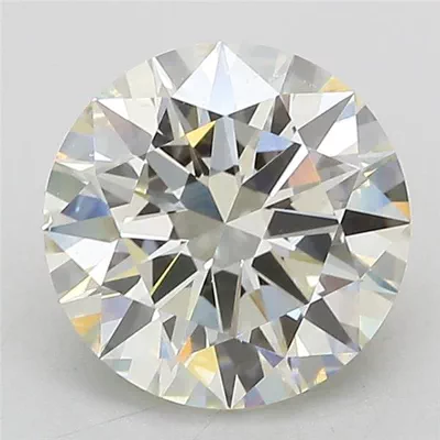 3.01ct J VS1 Excellent Cut Round Lab Grown Diamond