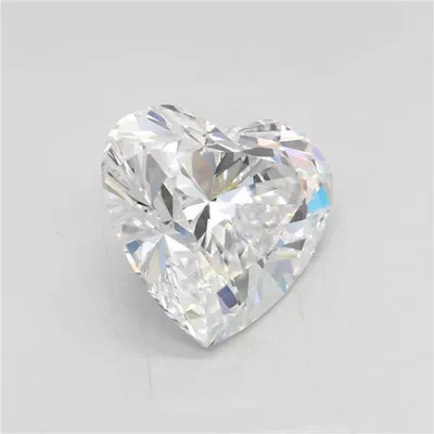 2.58ct D VVS2 Rare Carat Ideal Cut Heart Lab Grown Diamond