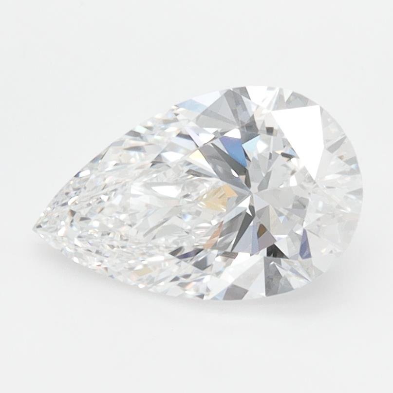 1.24ct D VVS1 Rare Carat Ideal Cut Pear Lab Grown Diamond