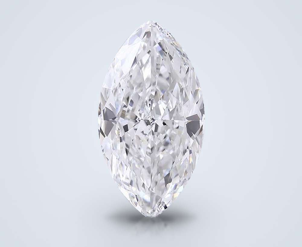15.08ct F VVS2 Rare Carat Ideal Cut Marquise Lab Grown Diamond