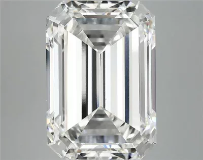 12.08ct F VS1 Rare Carat Ideal Cut Emerald Lab Grown Diamond