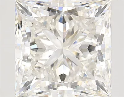 6.38ct G VS2 Rare Carat Ideal Cut Princess Lab Grown Diamond
