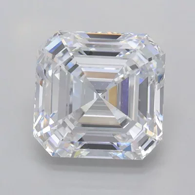 2.07ct E VVS2 Rare Carat Ideal Cut Asscher Lab Grown Diamond