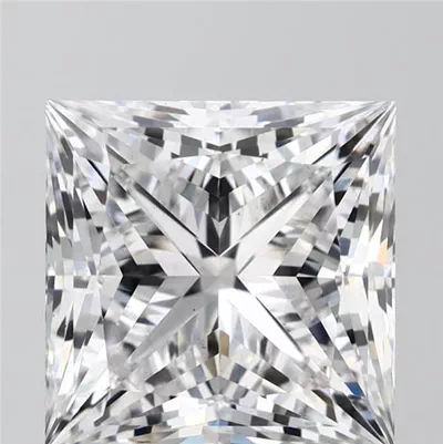5.17ct E VS2 Rare Carat Ideal Cut Princess Lab Grown Diamond