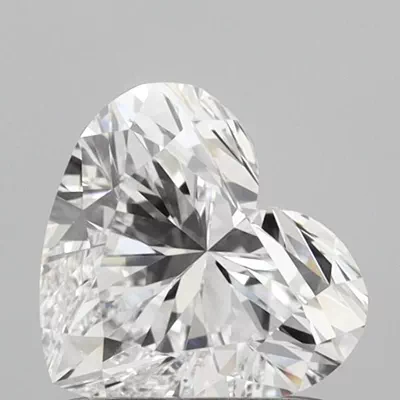 1.09ct D VVS2 Rare Carat Ideal Cut Heart Lab Grown Diamond