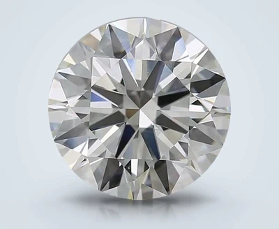 7.01ct K SI1 Rare Carat Ideal Cut Round Diamond