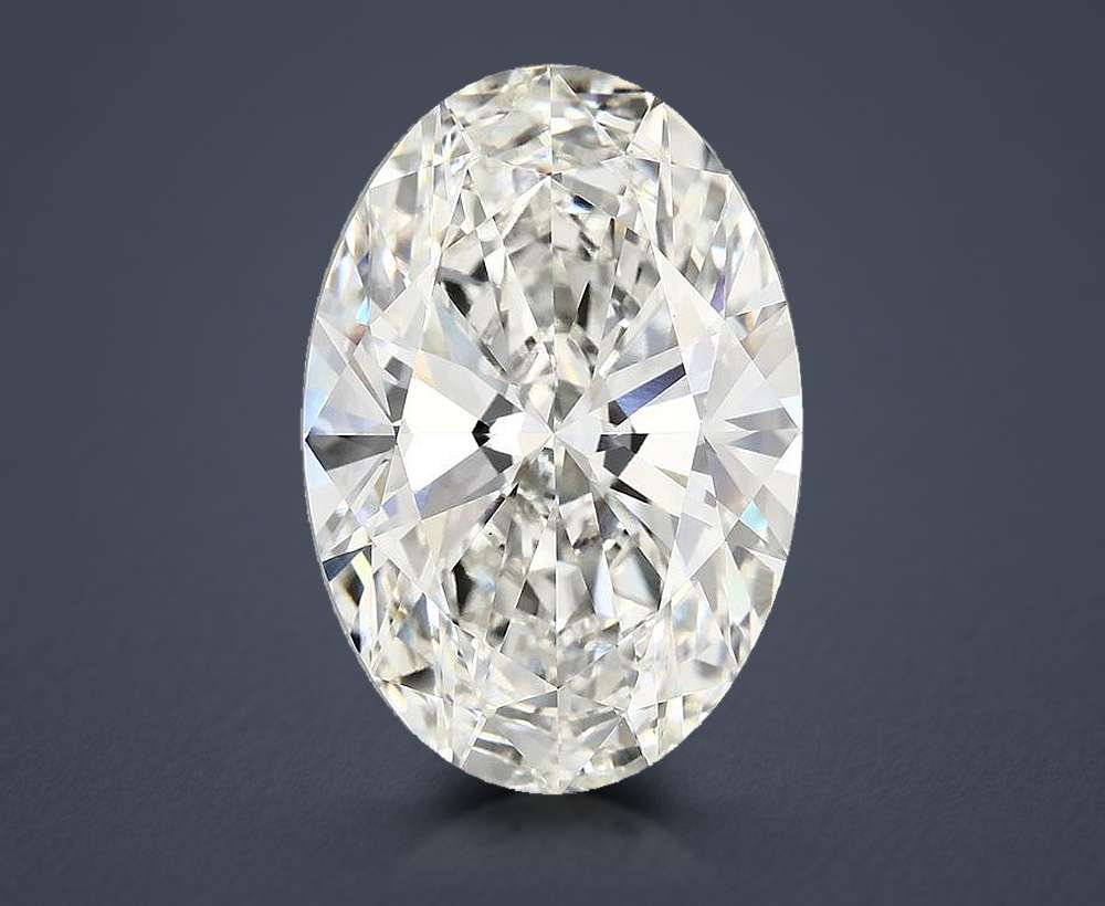 12.04ct G VVS2 Rare Carat Ideal Cut Oval Lab Grown Diamond
