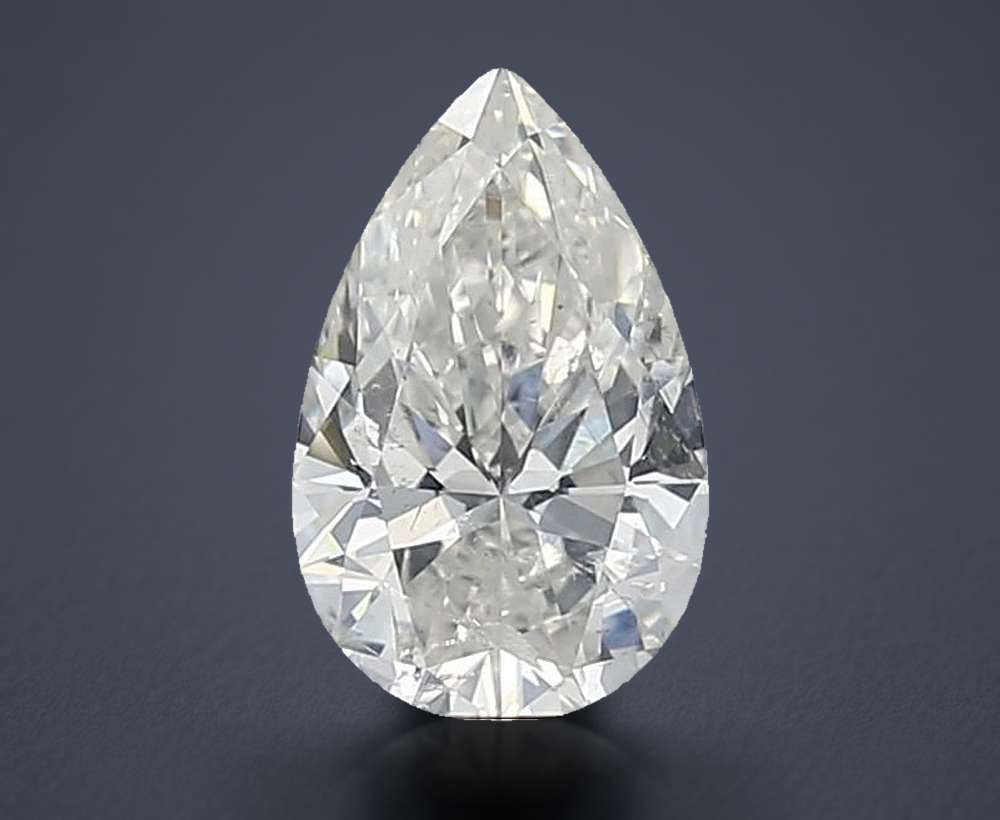 1.21ct H SI2 Rare Carat Ideal Cut Pear Diamond
