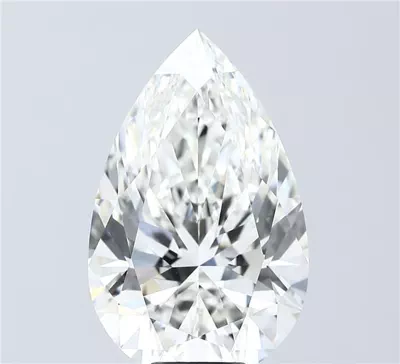 10.09ct G VVS2 Rare Carat Ideal Cut Pear Lab Grown Diamond
